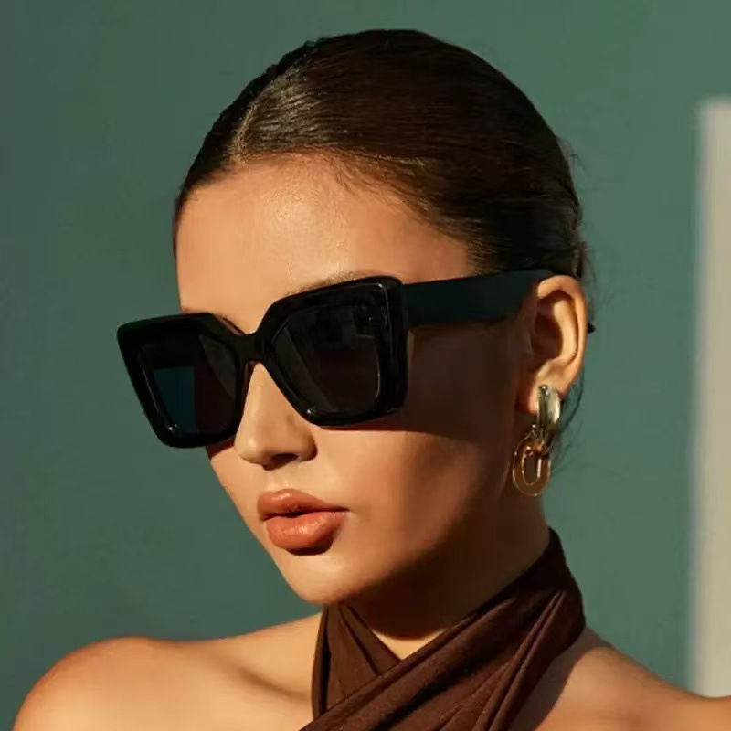 Solar Edge Oversized Square Sunglasses