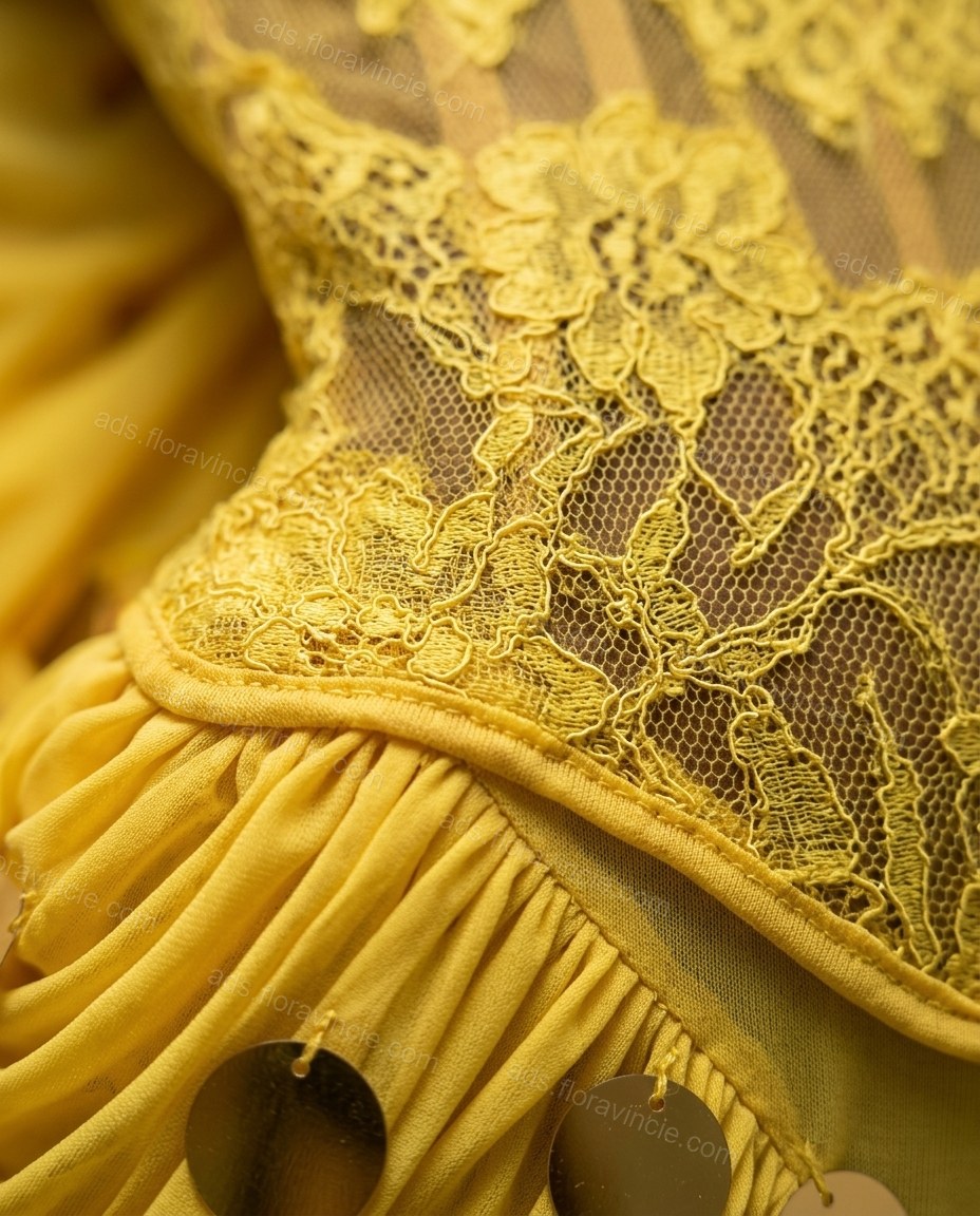 Butter Yellow Lace Sweetheart Maxi Dress by ads.floravincie.com