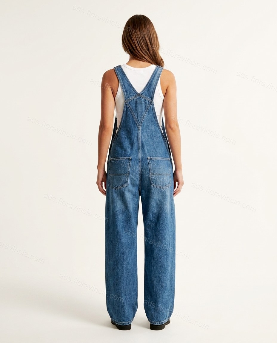 Blue Denim Jumpsuit by ads.floravincie.com