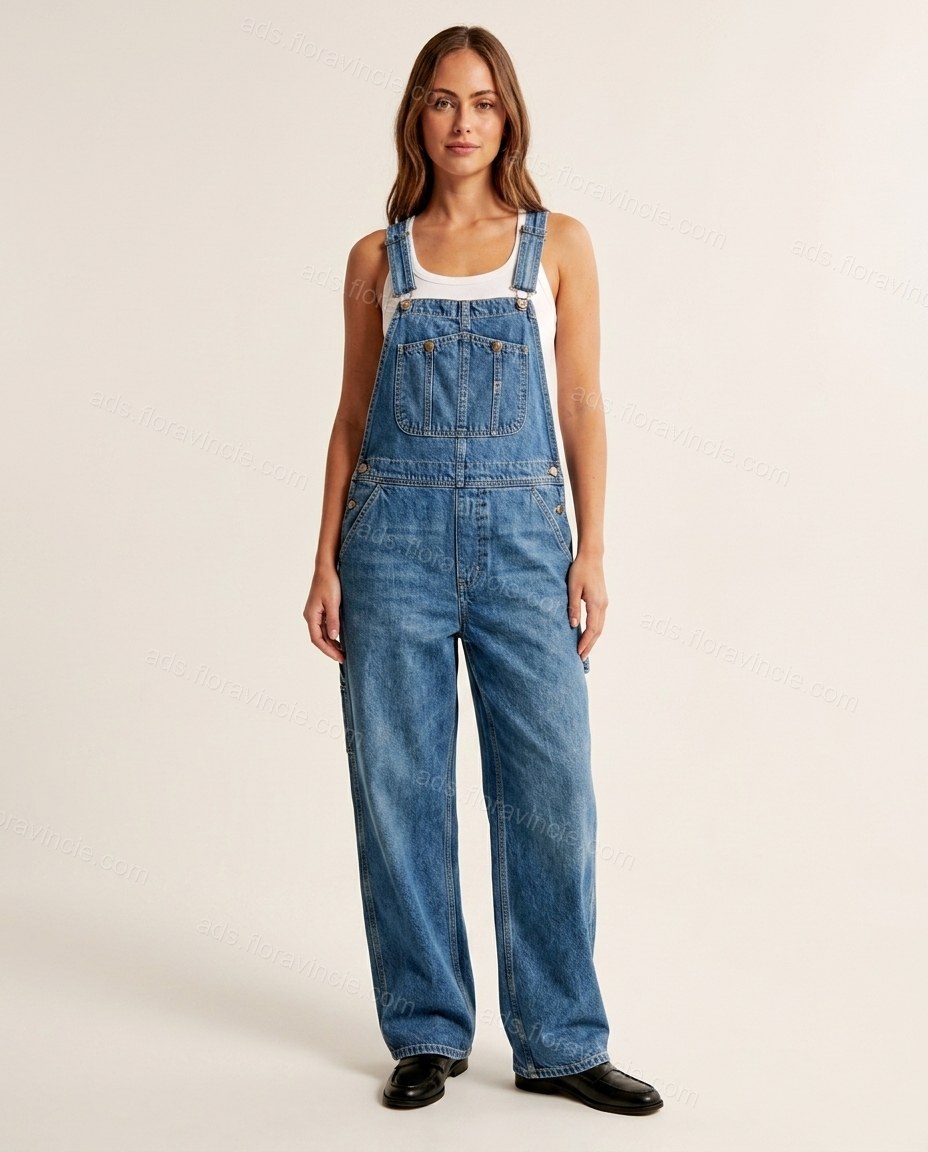 Blue Denim Jumpsuit by ads.floravincie.com