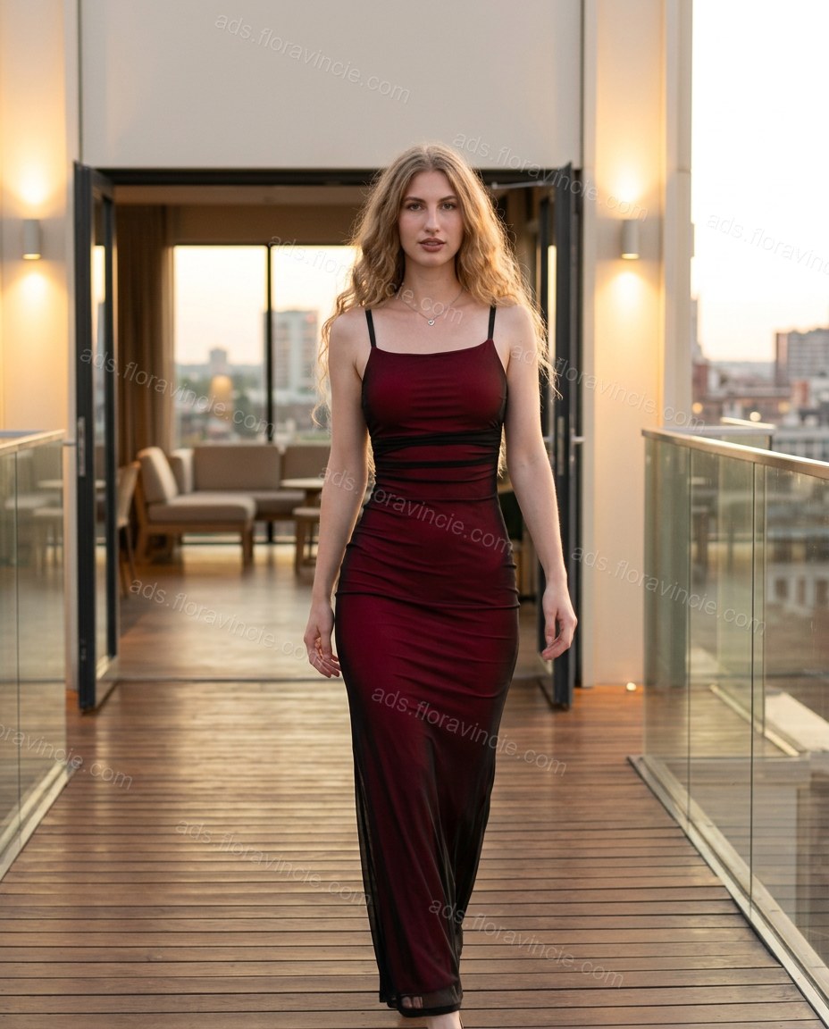 Burgundy Ruched Maxi Dress by ads.floravincie.com