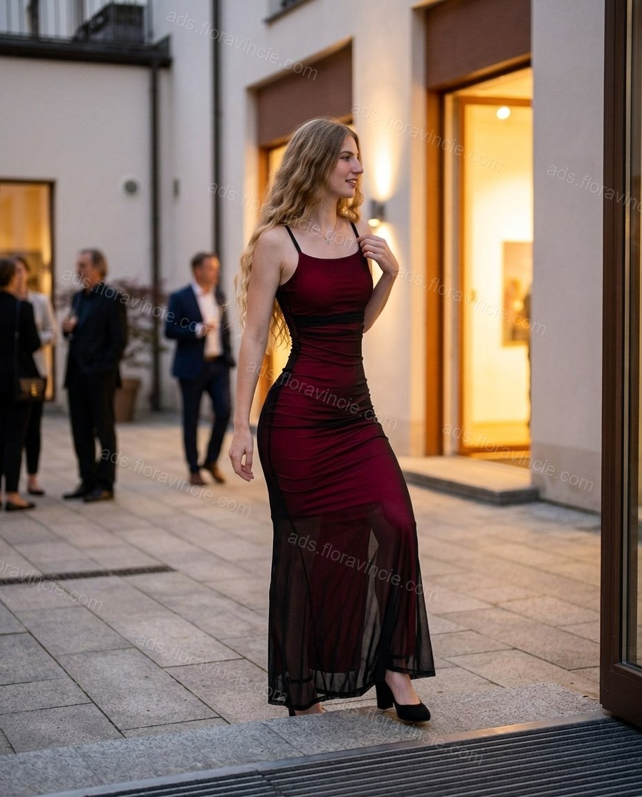 Burgundy Ruched Maxi Dress by ads.floravincie.com