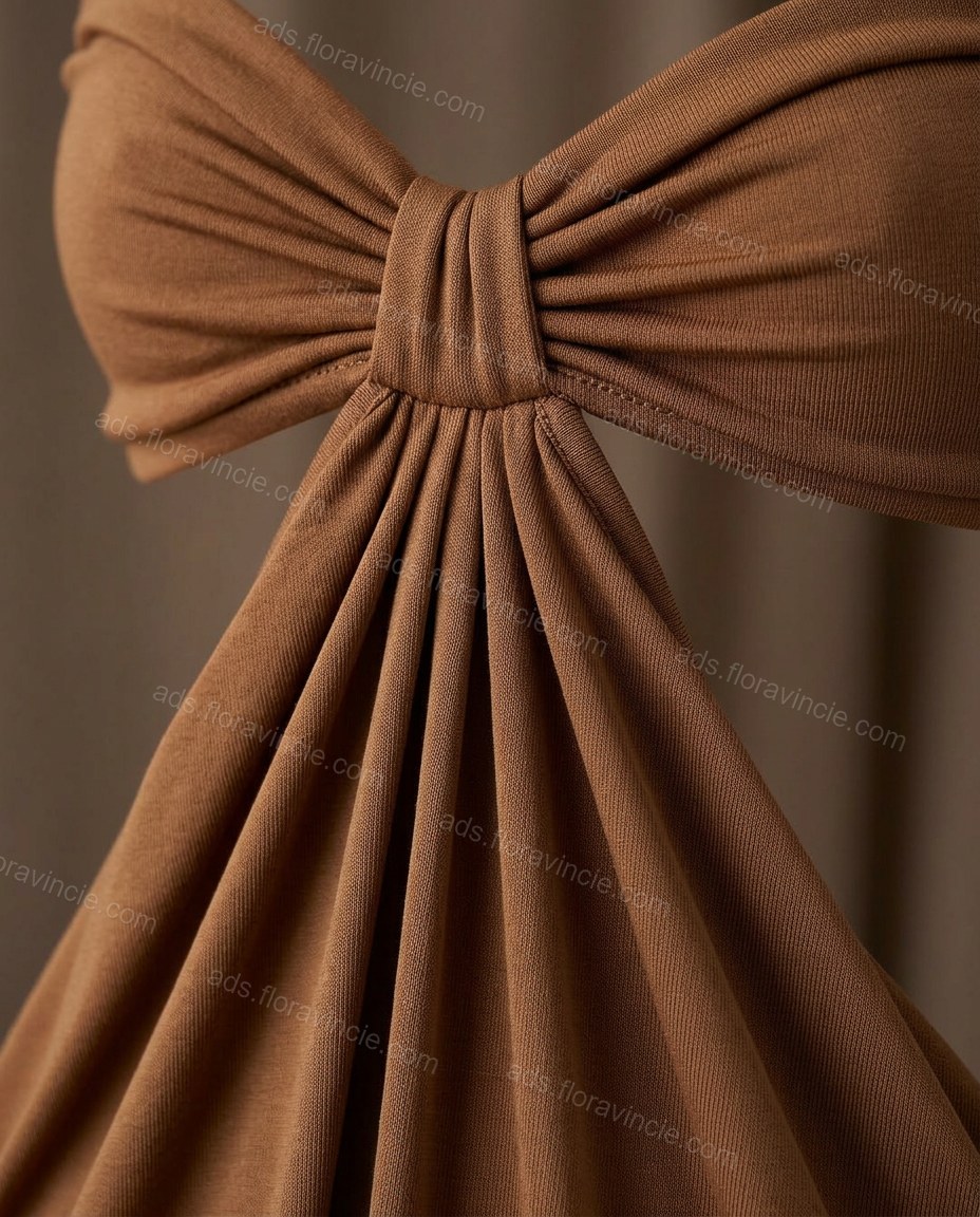 Brown Refined Sleeveless Maxi Dress by ads.floravincie.com