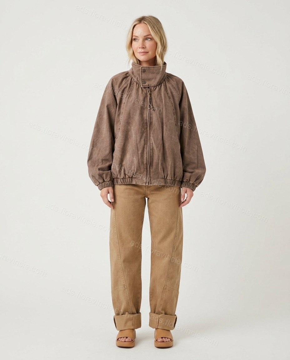 Brown Lace Wide-Leg Cropped Pant Set by ads.floravincie.com