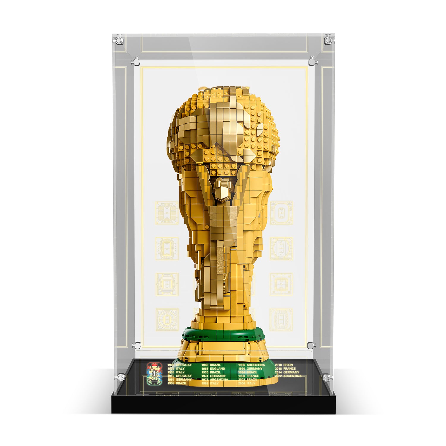 Premium LED Acrylic Display Case for LEGO® 43020 FIFA World Cup™ Trophy