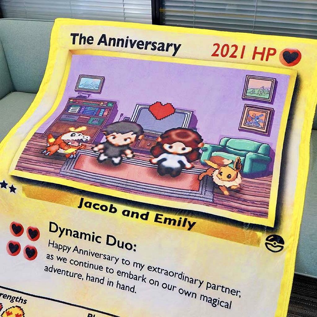 50%OFF⭐️Birth Flower Family Bouquet Customized Winter Blanket