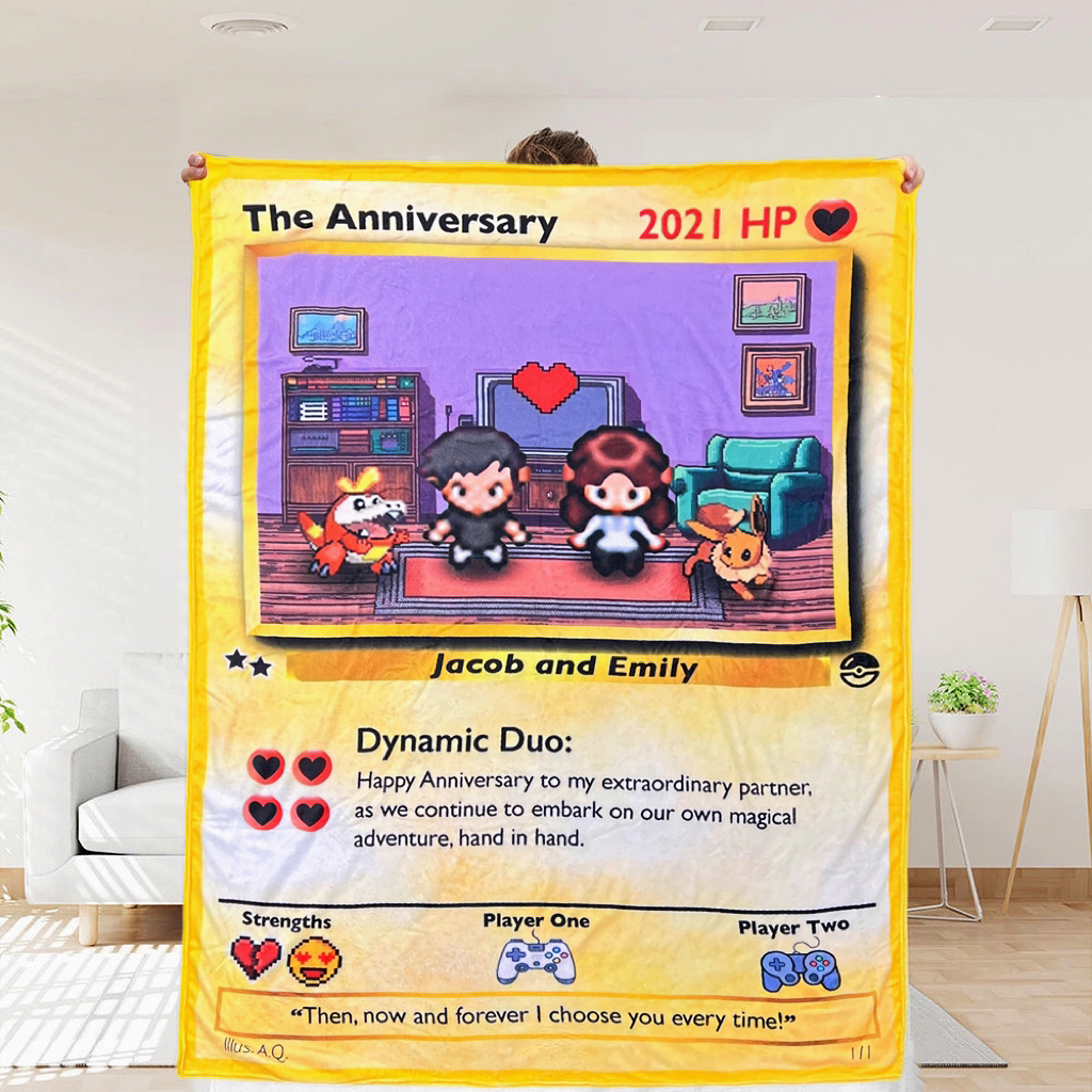 50%OFF⭐️Birth Flower Family Bouquet Customized Winter Blanket