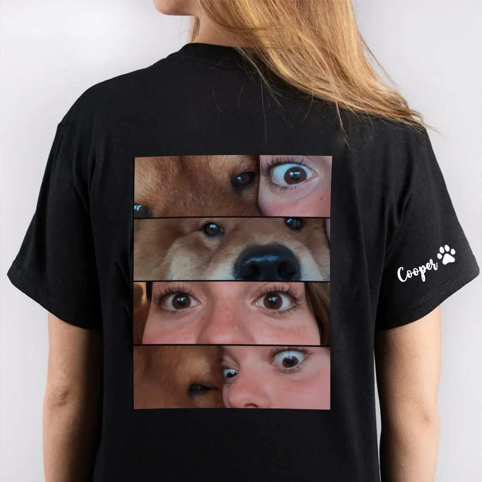 Personalized Eyes Shirt with Pet