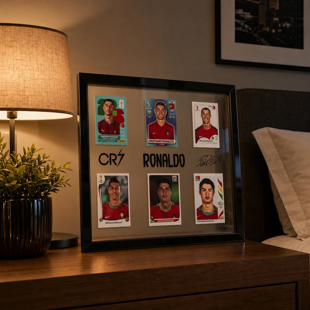 Football Legend CR7 Tribute Framed Wall Art