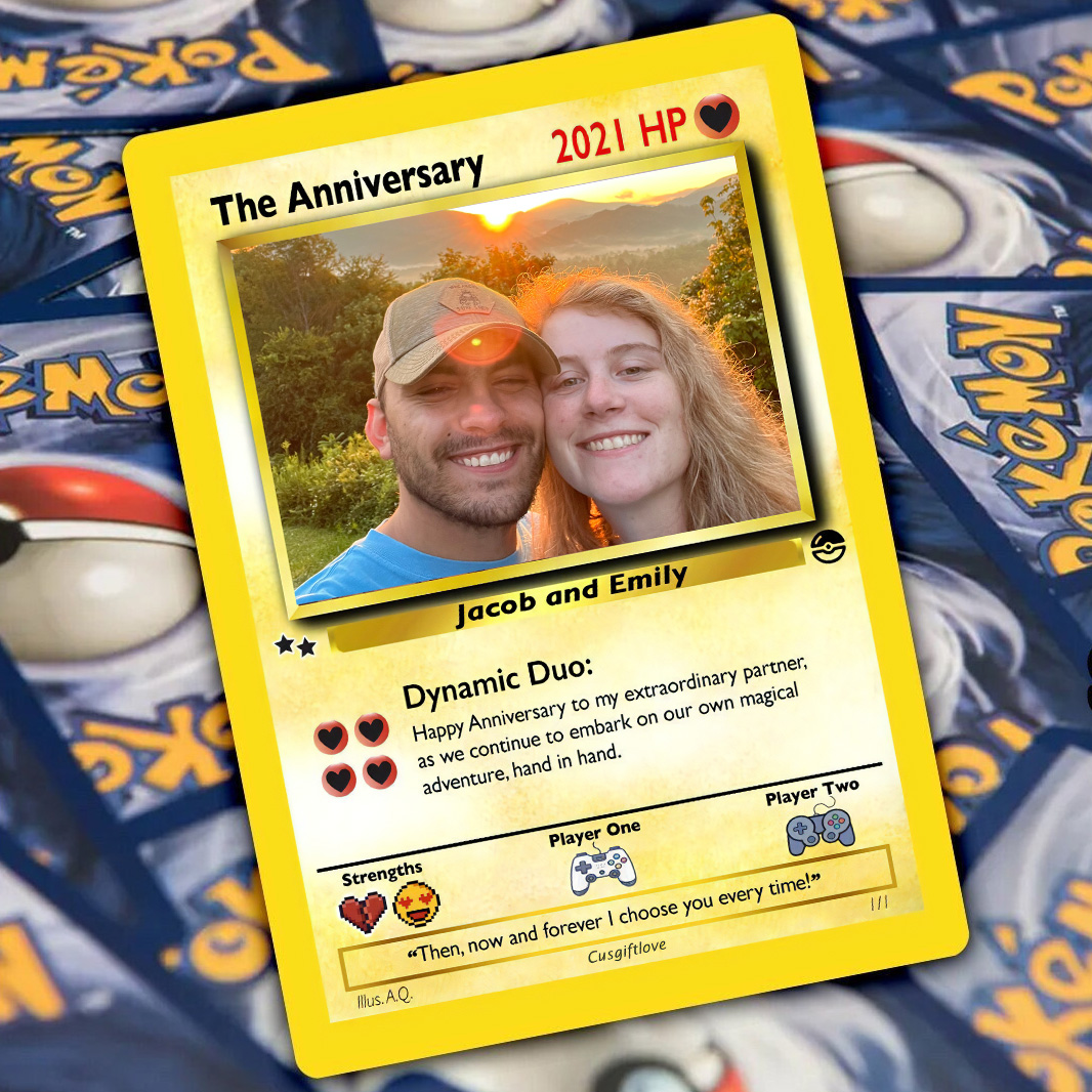 Personalized Anime Game Card Valentine‘s Day Gift