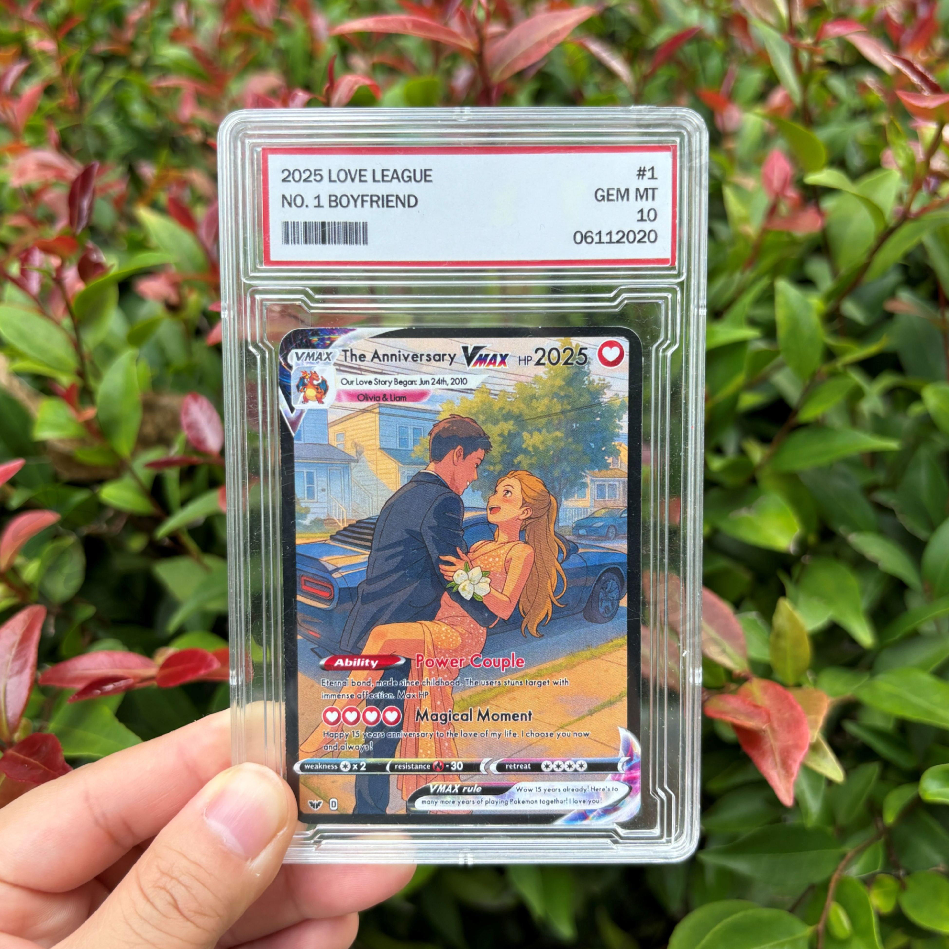 Personalized Photo Anime VMAX Card