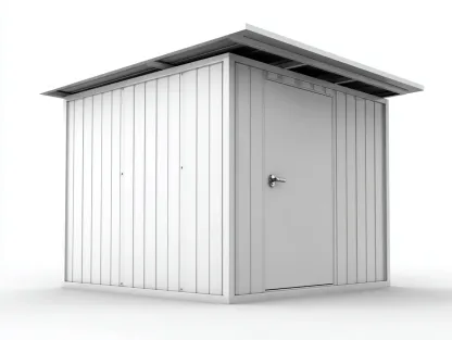 Gartenhäuser - Stahl - 214x186x205 cm - Weiß - Modernes Design-Oakgetlab