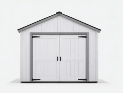 Gartenhäuser - Holz - 258x228x232 cm - Weiß-Grau - Klassischer Stil-Oakgetlab