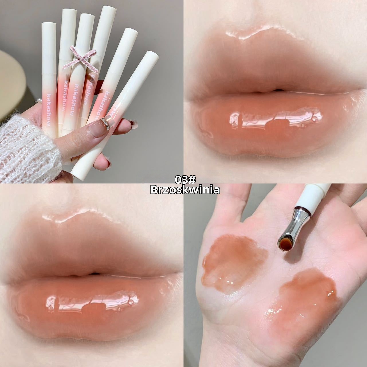 Błyszczyk do ust z głowicą żelazkową – świeże, soczyste usta z efektem błysku 💖