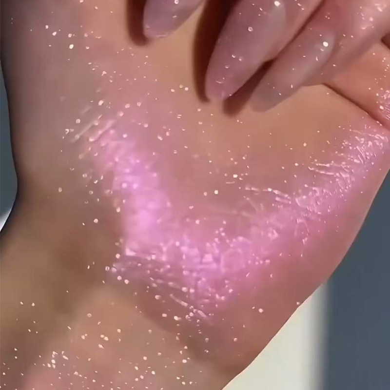 🌠 Podświetlacz w pudrze do twarzy i ciała – błysk jak z galaktyki!