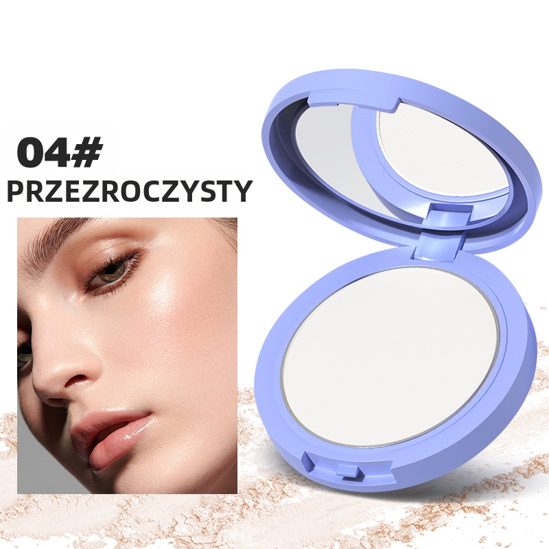 Kryjący puder prasowany | Długotrwały efekt bez obciążenia