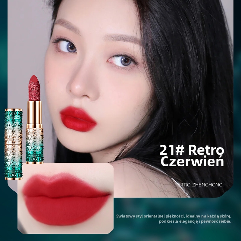 Pomadka z rzeźbionym wzorem – sztuka Wschodu na Twoich ustach