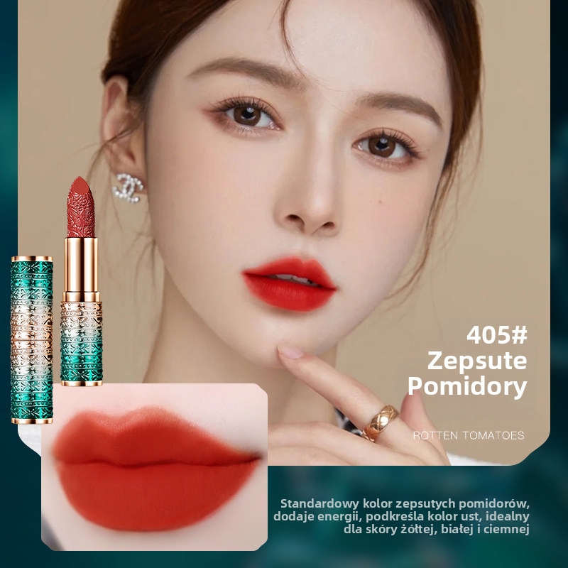 Pomadka z rzeźbionym wzorem – sztuka Wschodu na Twoich ustach