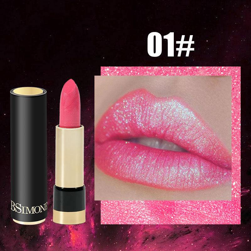 Błyszcząca szminka z perłowym połyskiem💄