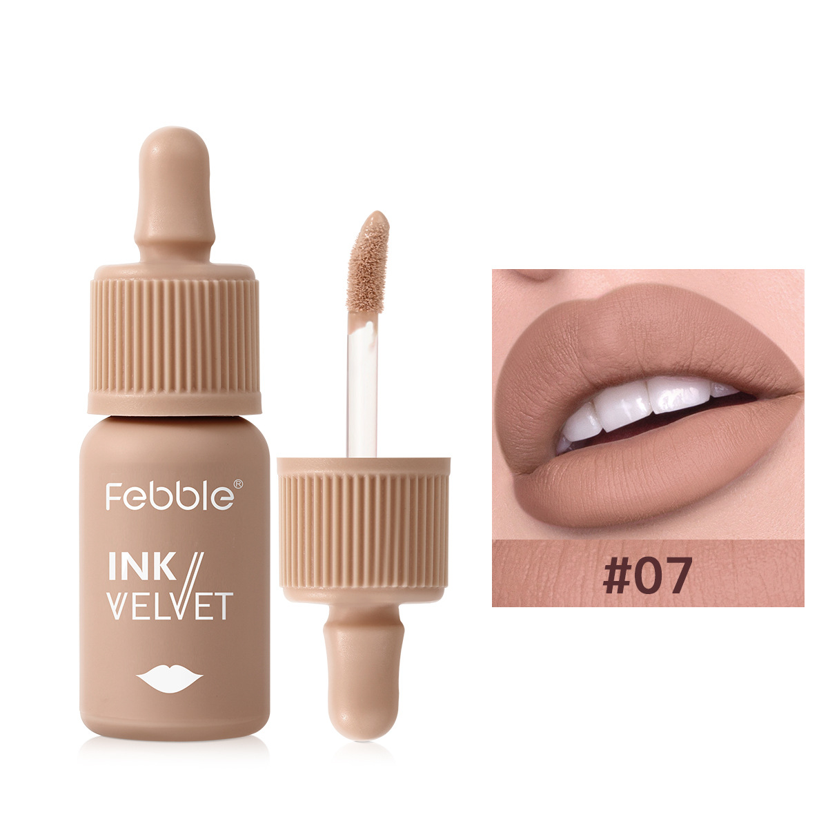 Pomadka do ust w płynie Ink Velvet – matowa, trwała, nieprzenosząca się
