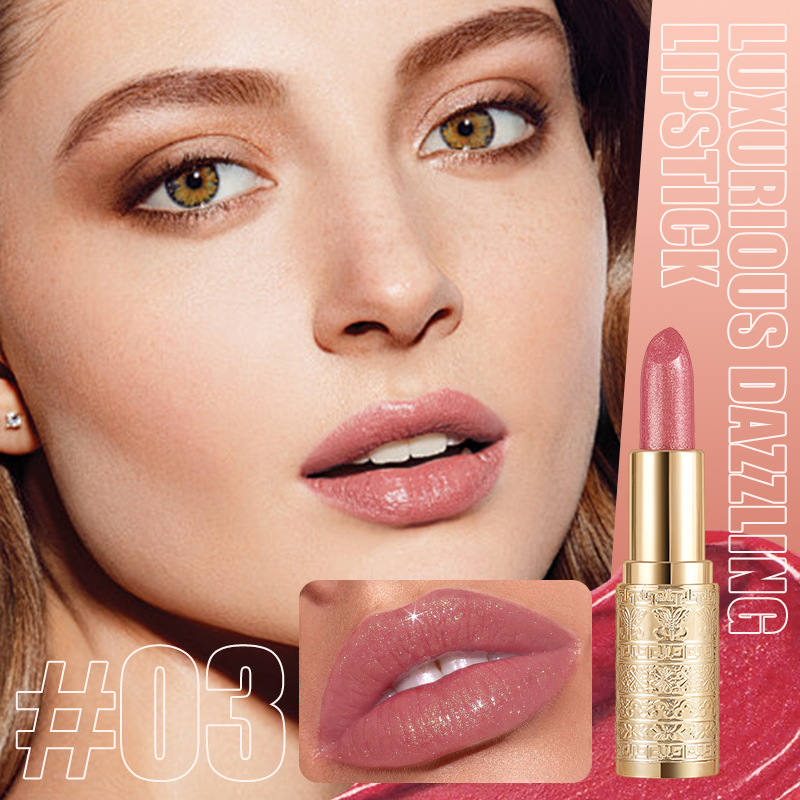 Szminka zmieniająca kolor z błyskiem "Złota Różdżka" – trwała, nawilżająca i wodoodporna ✨