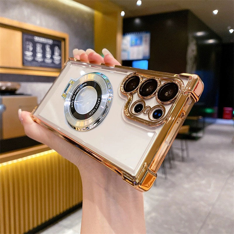 Antyupadkowe etui na telefon z niewidoczn膮 podstawk膮 dla Samsunga