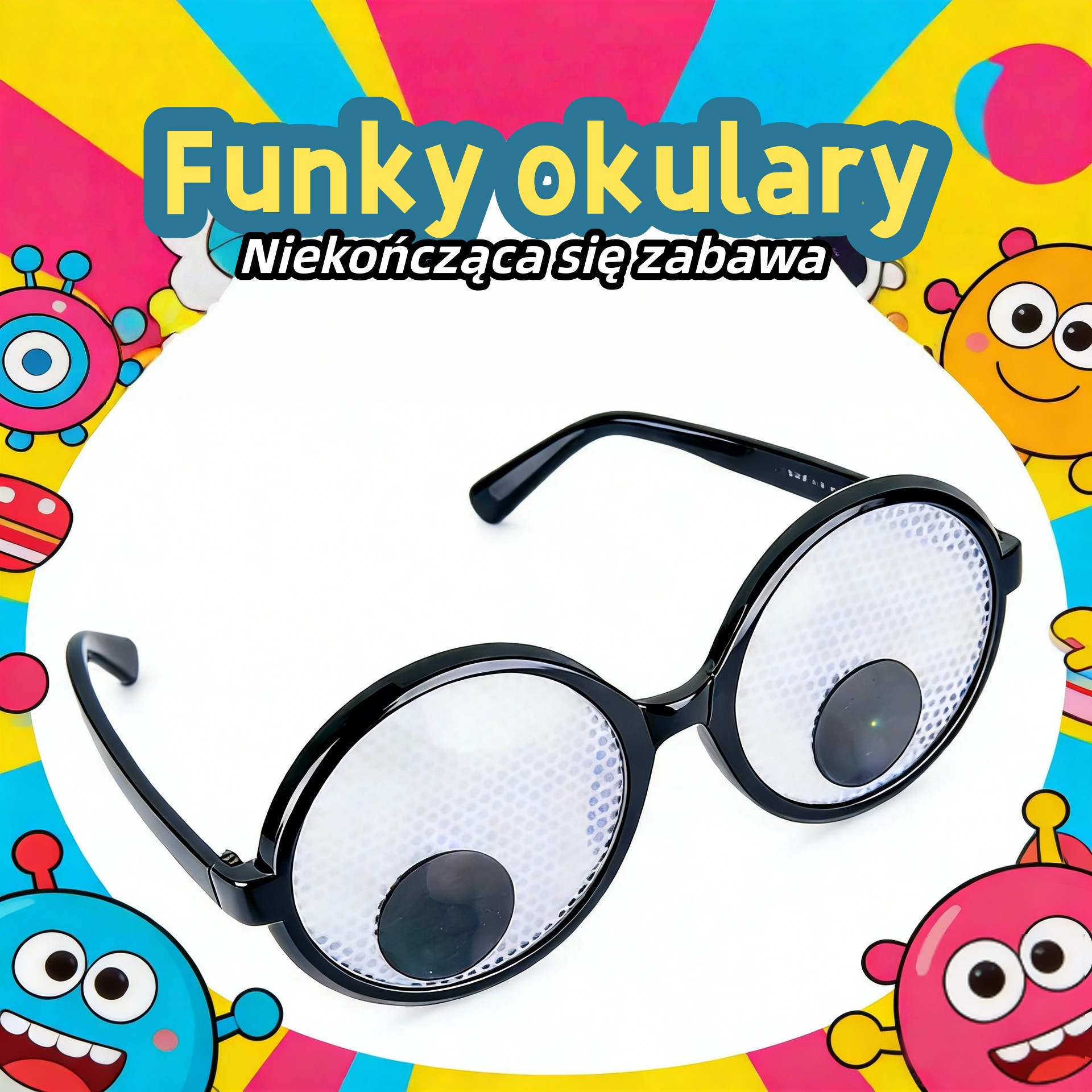 👓 Okulary żartownisia Rolling Joke Toy 