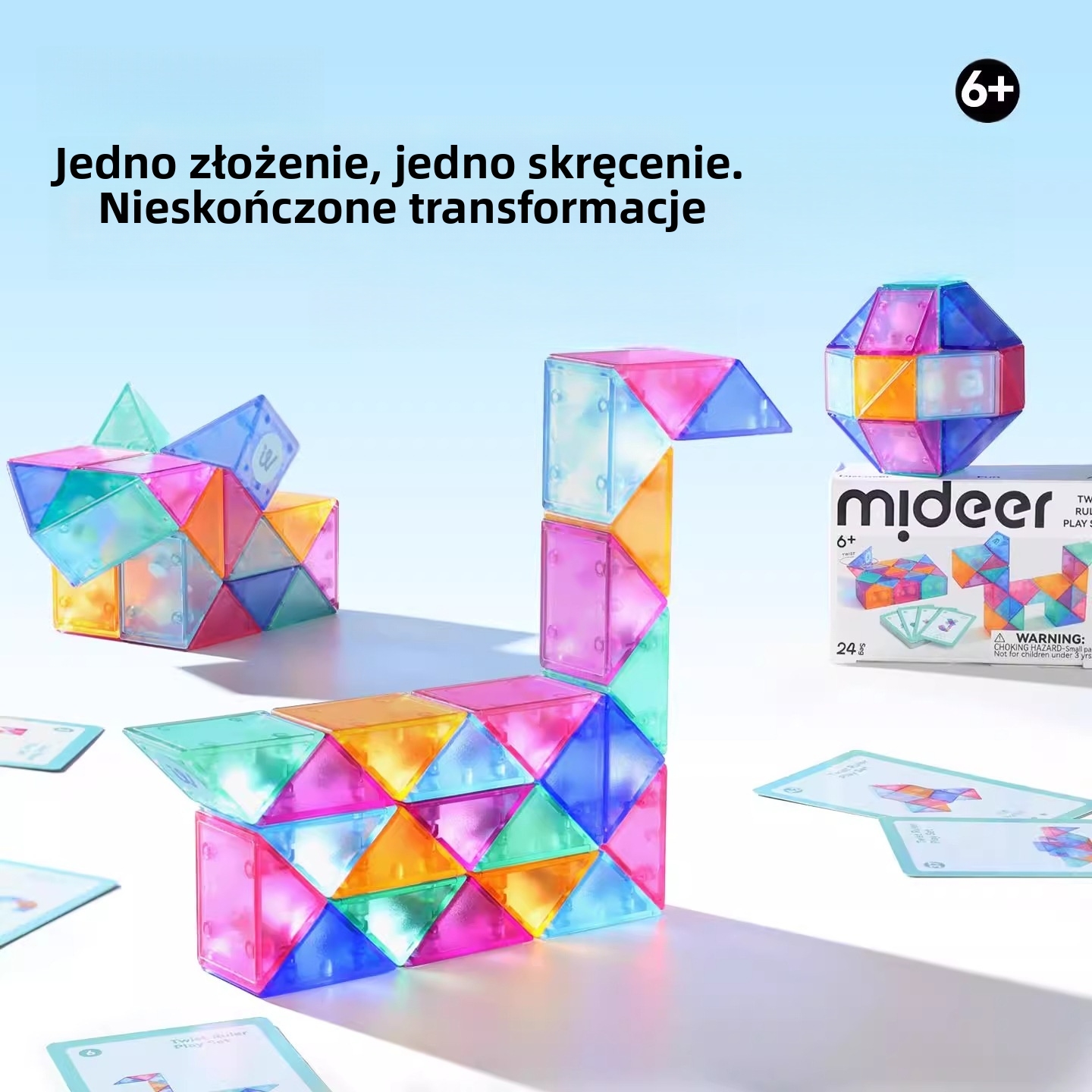 🌈Magiczna linijka 24 segmenty