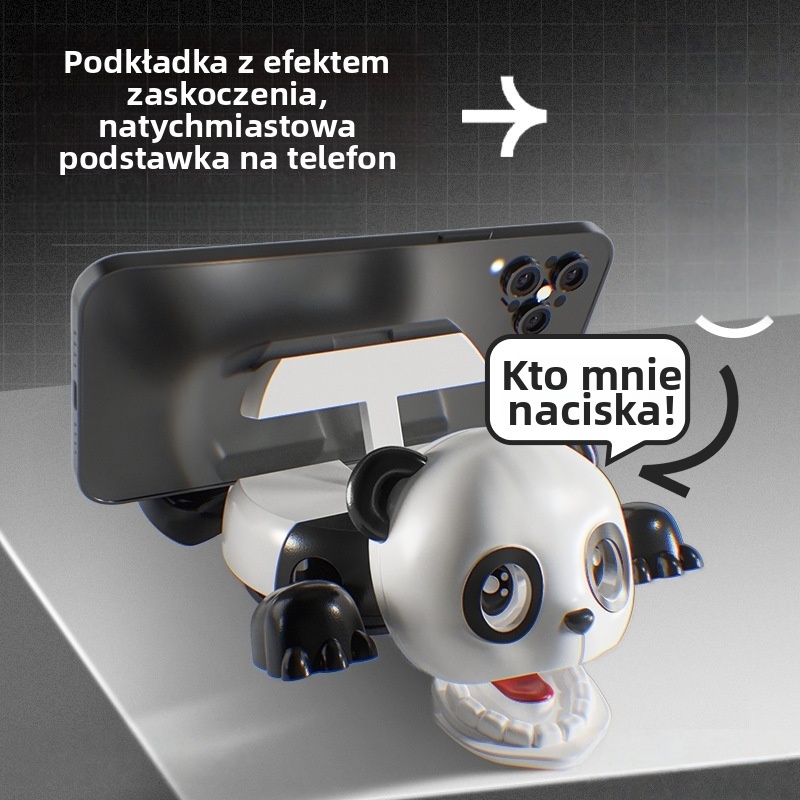 🐼Podkładka pod telefon komórkowy Panda – ozdoba redukująca stres