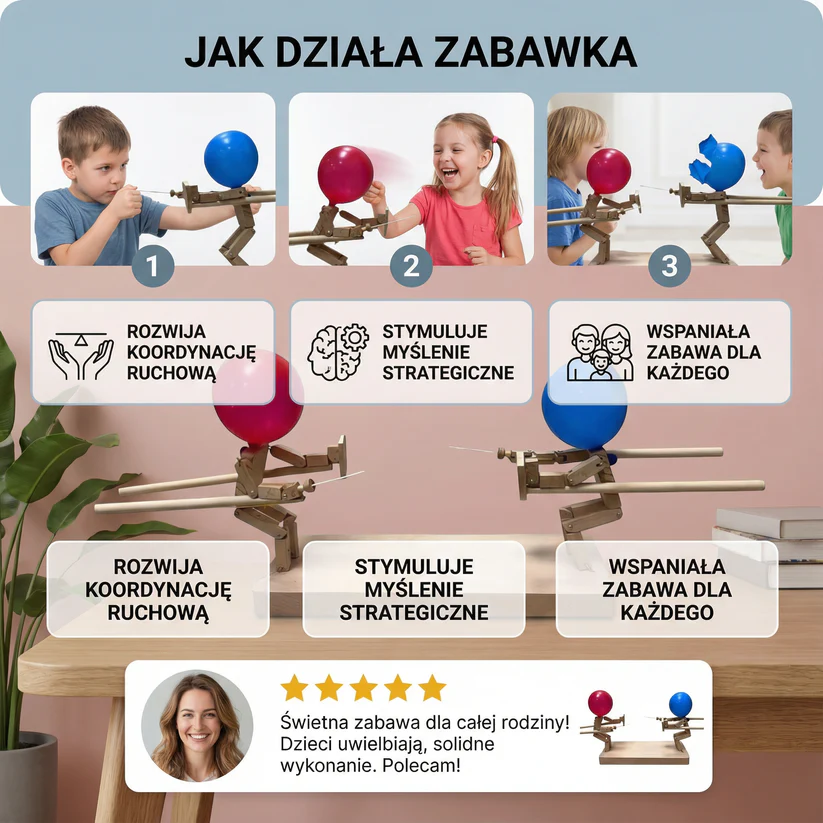 Gra z szermierką lalek