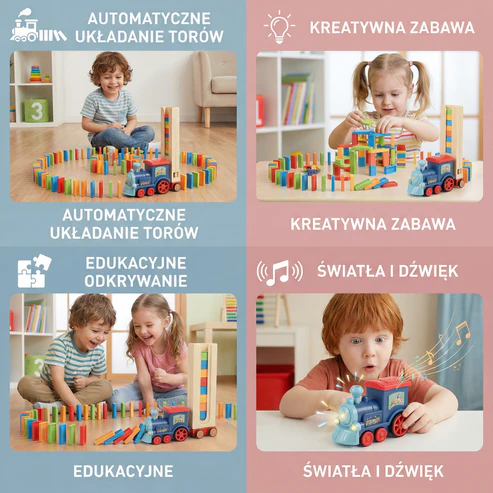 Elektryczny mini pociąg Domino