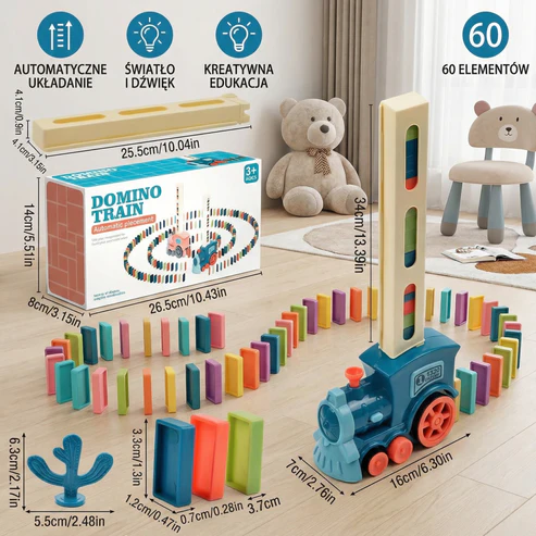 Elektryczny mini pociąg Domino