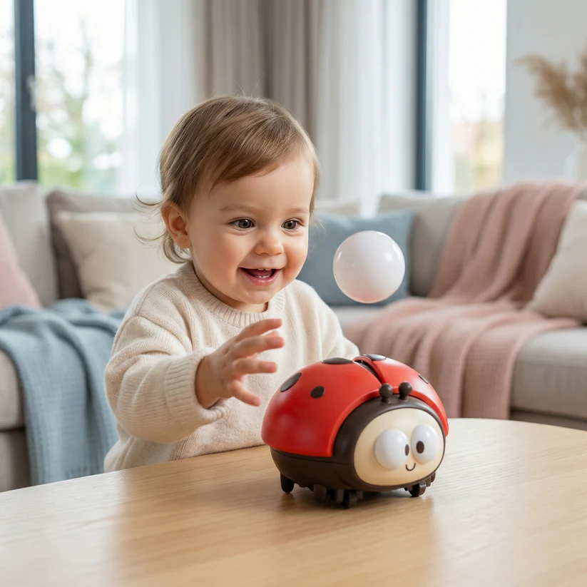 Pływająca piłka Ladybird – zabawka edukacyjna dla najmłodszych