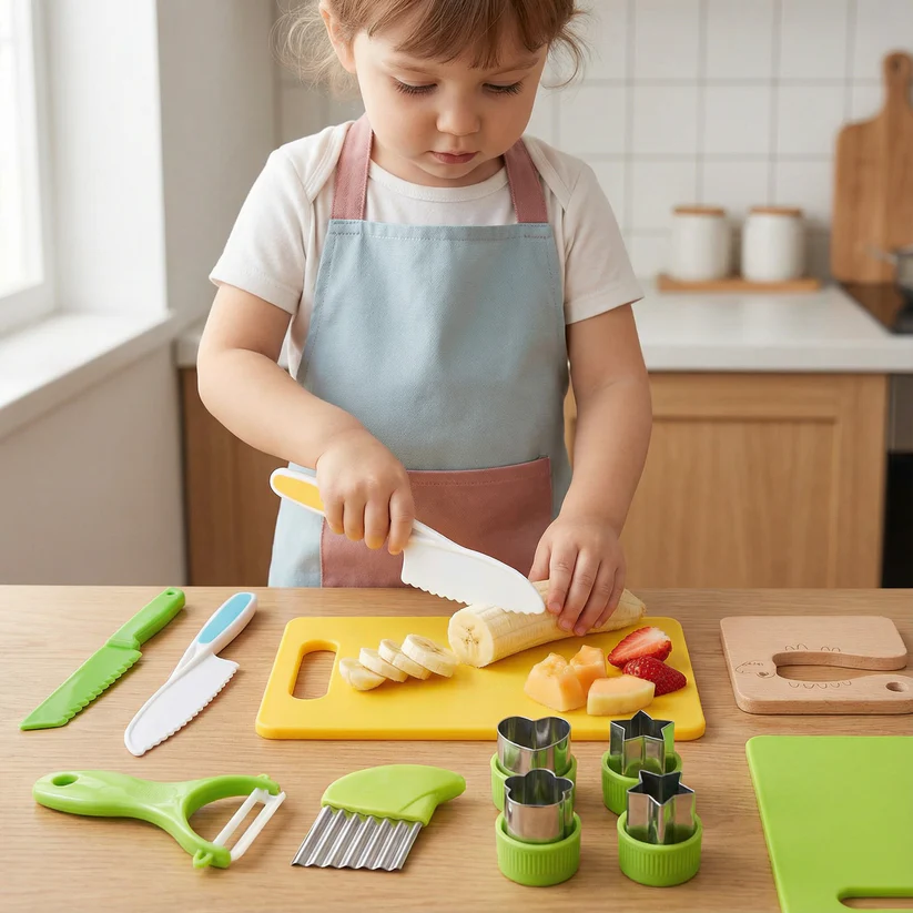 Zestaw noży bezpiecznych dla dzieci 