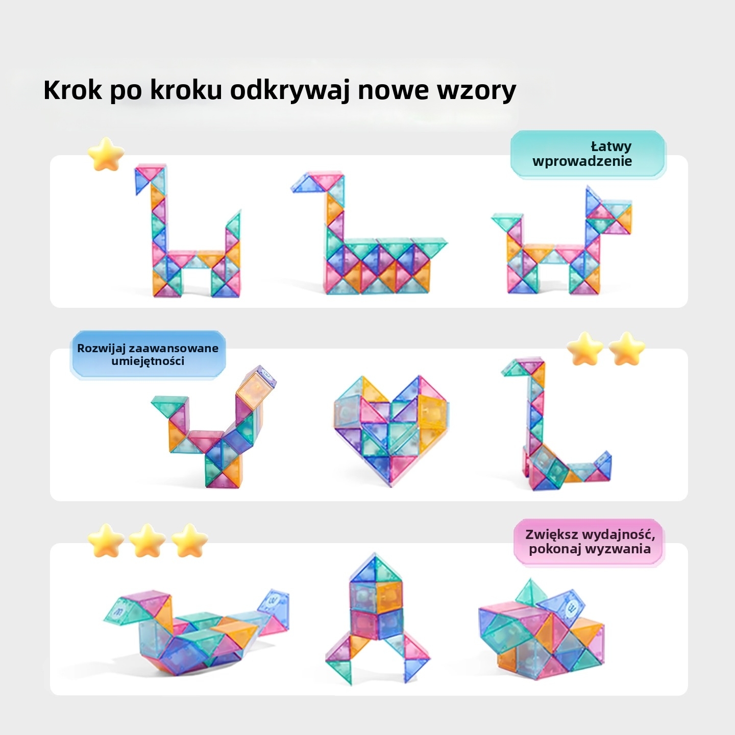 🌈Magiczna linijka 24 segmenty