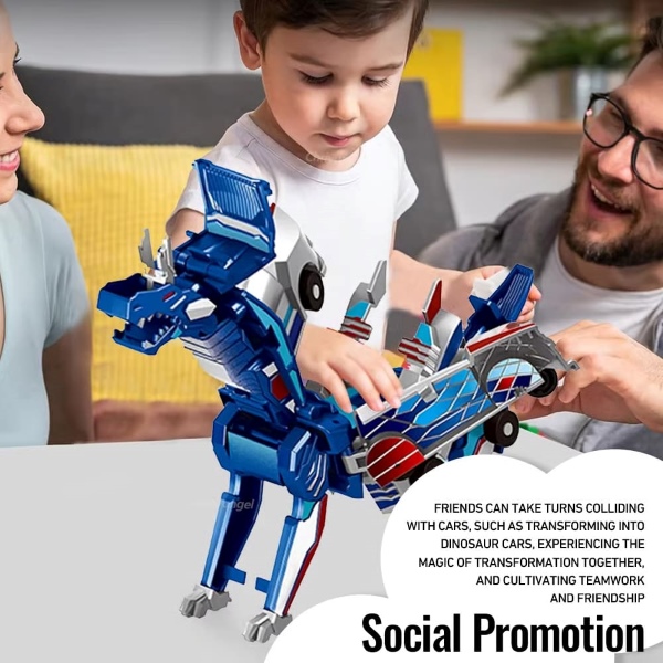  Magnetyczna zabawka samochód-dinozaur | ROARWHEEL