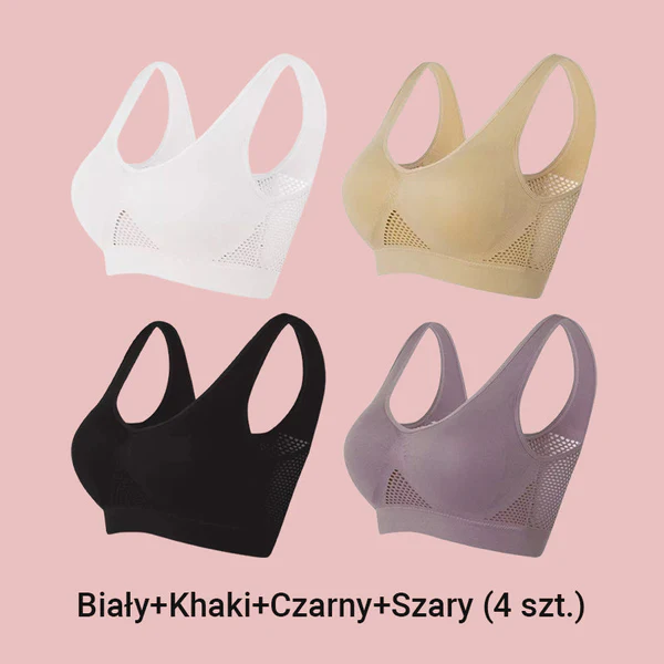 🔥Oddychający biustonosz zapobiegający zwiotczeniu piersi