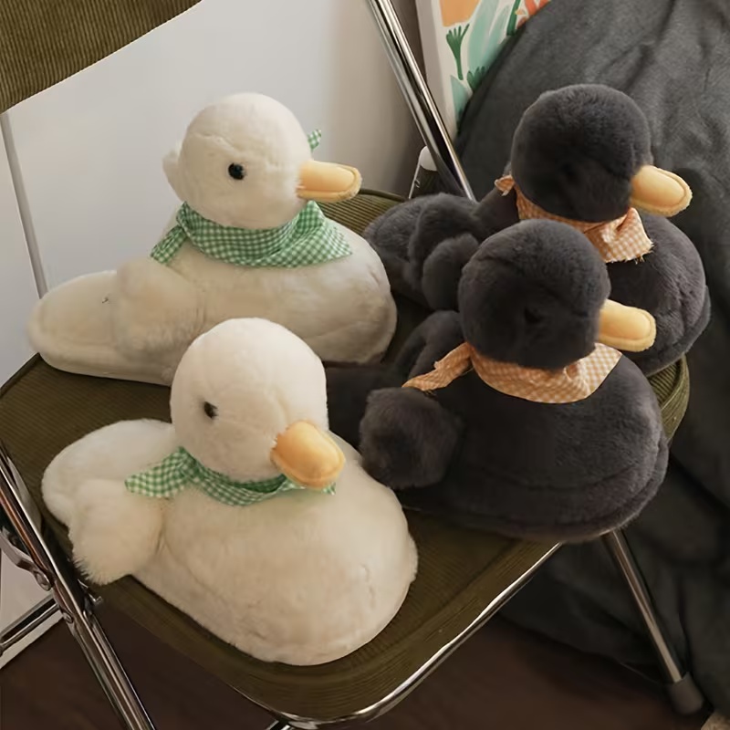 Ladies' Cute Duck Slippers