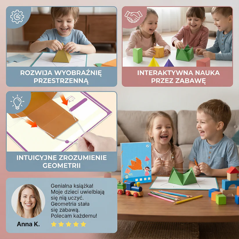 Genialna książka do nauki geometrii dla dzieci