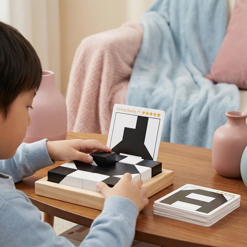 Dwukolorowa gra logiczna w formacie kieszonkowym