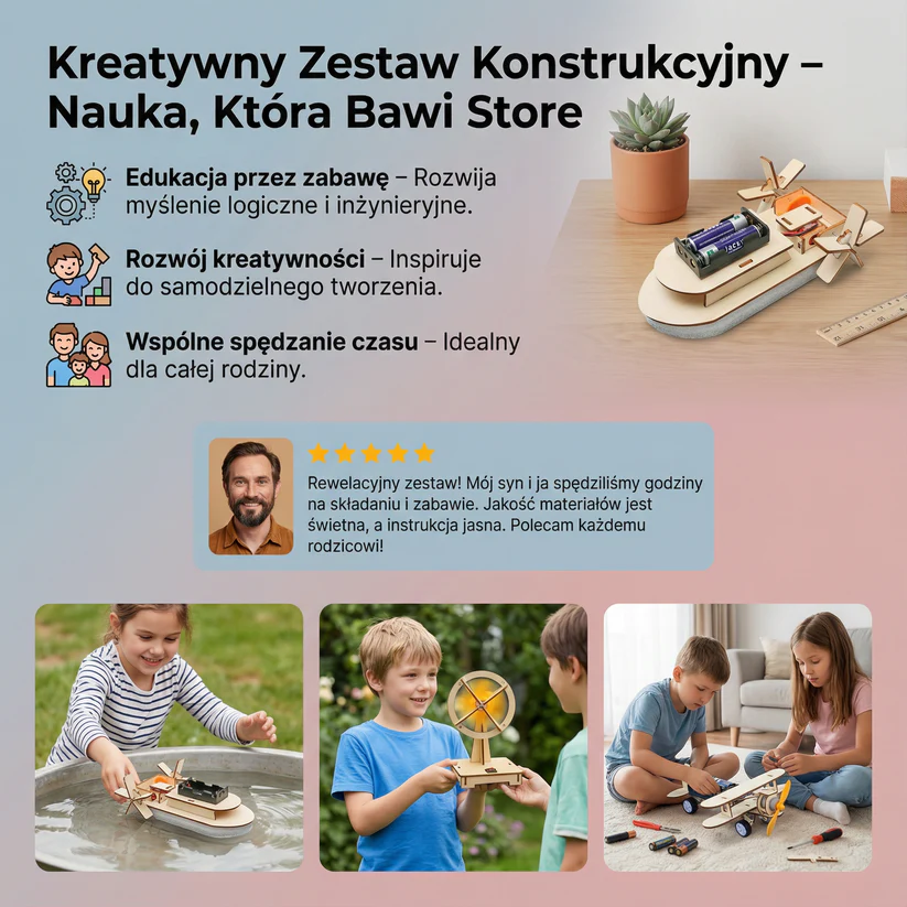 Kreatywny Zestaw Konstrukcyjny – Nauka, Która Bawi