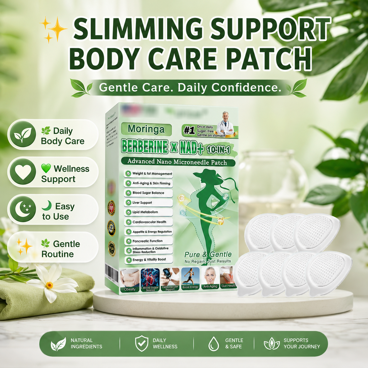 🌿 Body Care Patch for Daily Wellness Support-9SLL