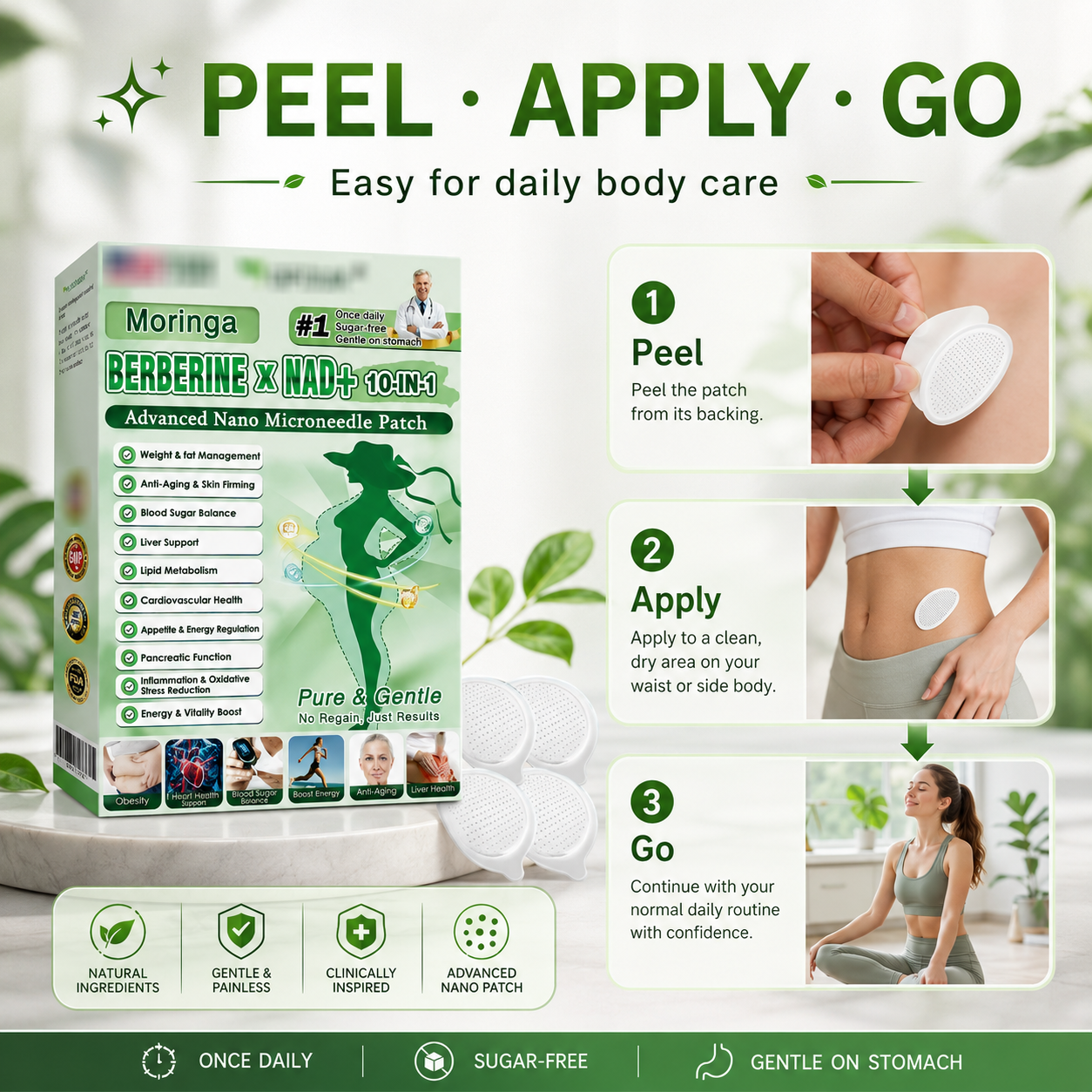 🌿 Body Care Patch for Daily Wellness Support-9SLL
