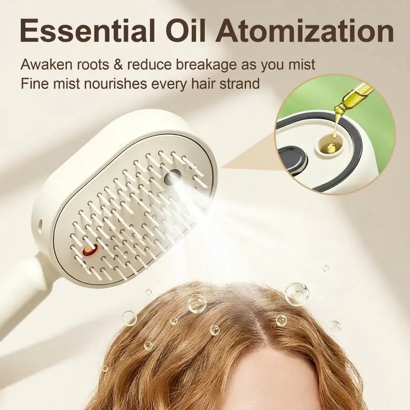 5-in-1 Mist Straightening Hair Brush-9SLL