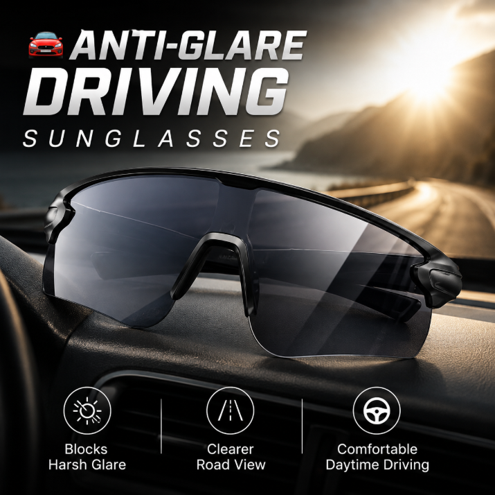 ☀️ Anti-Glare Driving Sunglasses | Clearer Vision for Safer Drives-9SLL