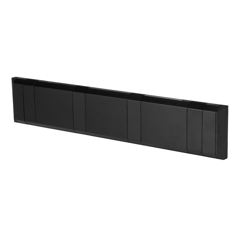 Foldable Wall-Mounted Hanger – Aluminum, Matte Black
