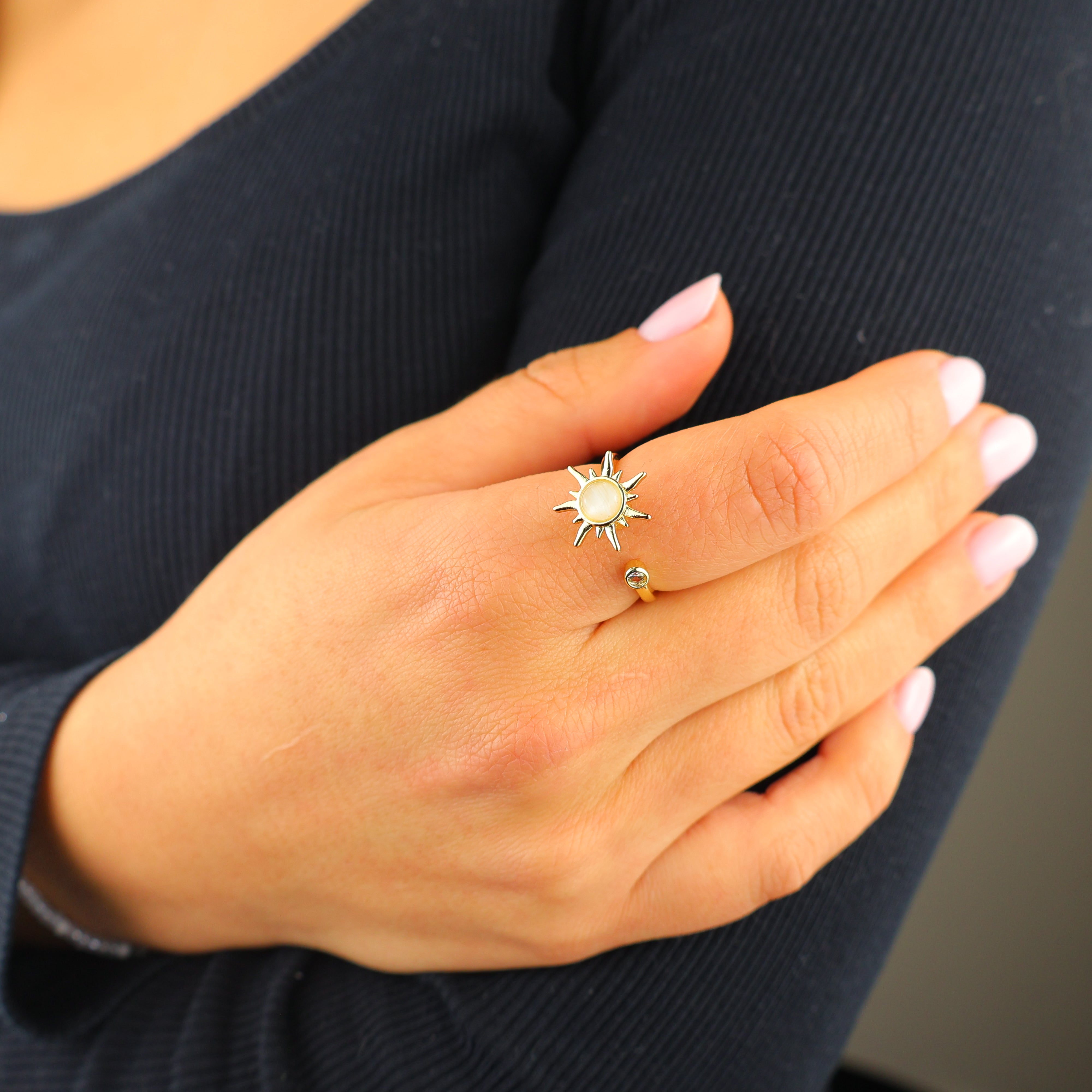 Sol Anxiety Ring – Въртящ се пръстен за спокойствие