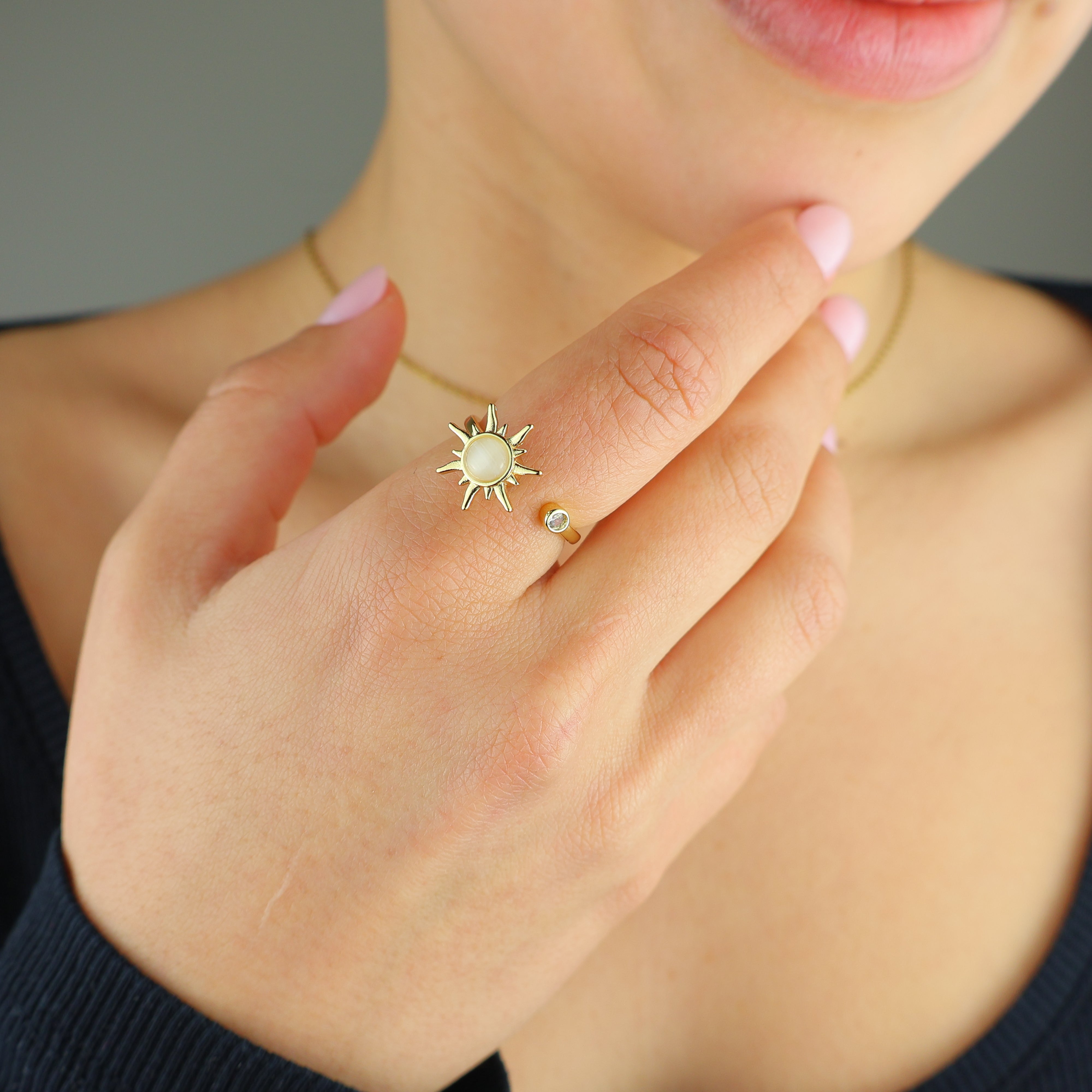 Sol Anxiety Ring – Въртящ се пръстен за спокойствие