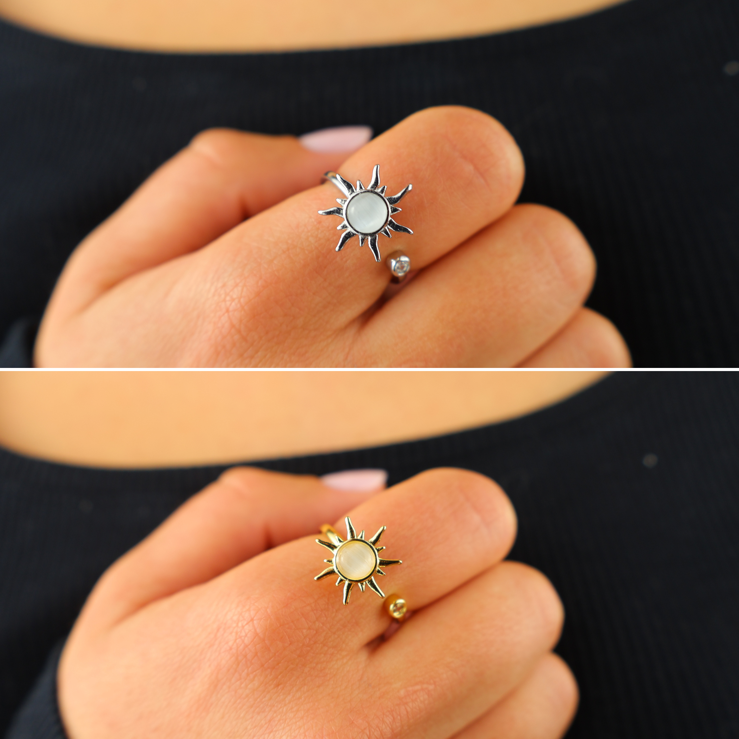 Sol Anxiety Ring – Въртящ се пръстен за спокойствие