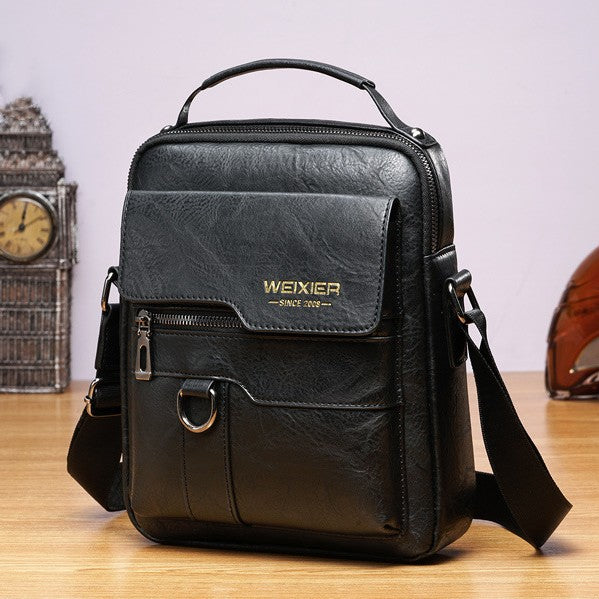 🔥ограничена във времето оферта🔥 Нова Оксфорд кожена мъжка чанта за рамо